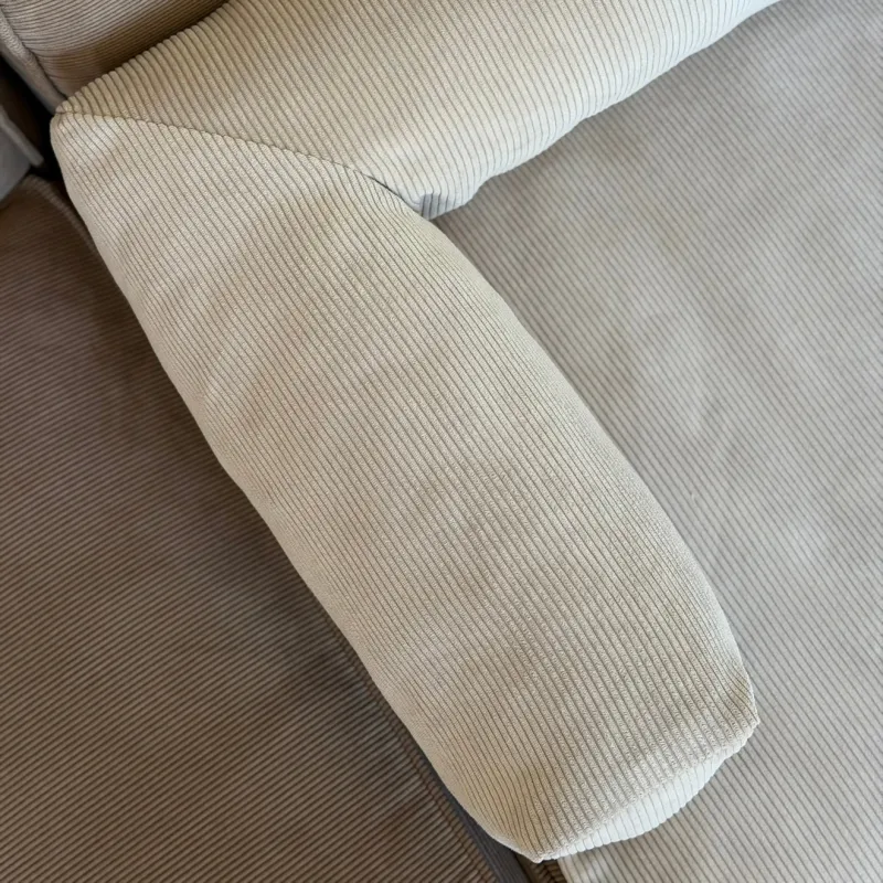 Olaf hundekurven til sofaen - smal fløjl - Beige i smal fløjl