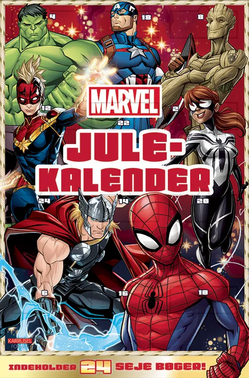 Marvel Julekalender - 24 Historiebøger