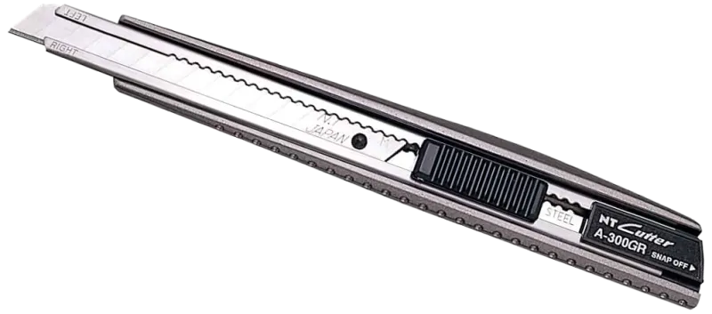 NT Cutter A300GRP hobbykniv 9mm m/autolås