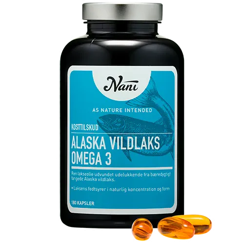 Nani Alaska Vildlaks Omega 3 (180 kaps)