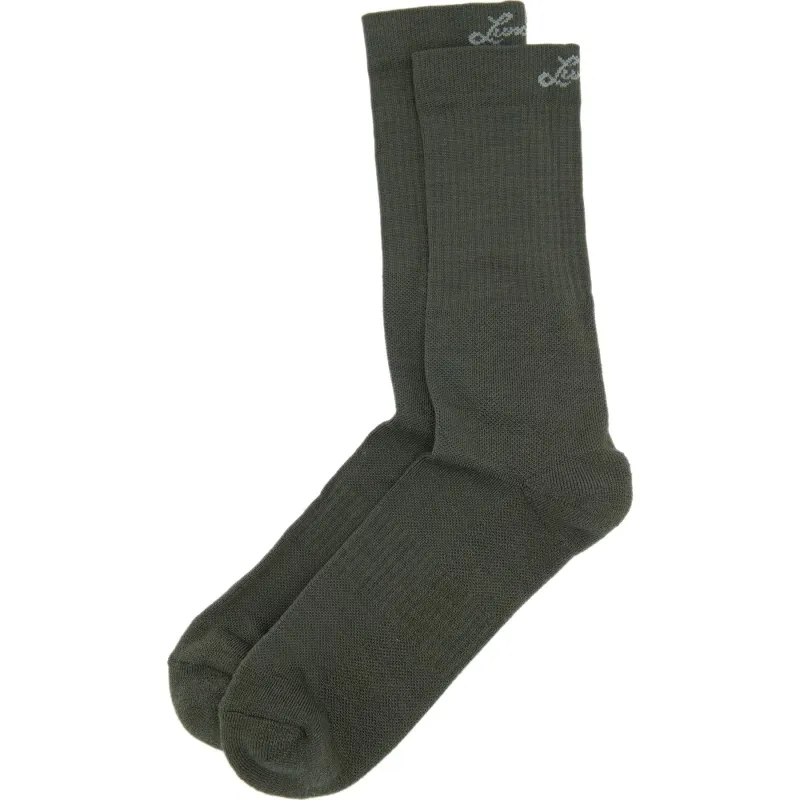 Lundhags Merino Trekking Sock Mid, vandrestrømper, unisex, grøn