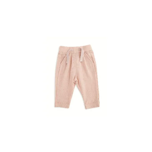 Bukser Med Snor I Taljen I 100% Merino Uld Til Baby Rose Melange 62