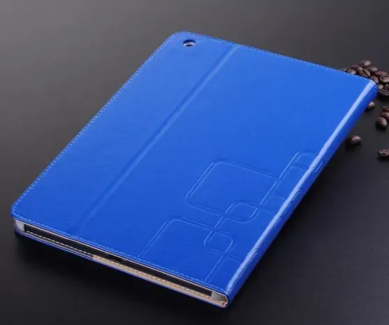 Printing Grain - "graveret" cover til iPad Mini 2 & 3. Blå.