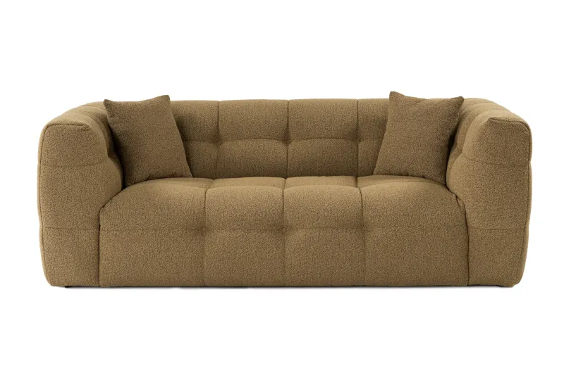 NORDVÄRK Cady 2 2 pers. sofa - khaki polyester
