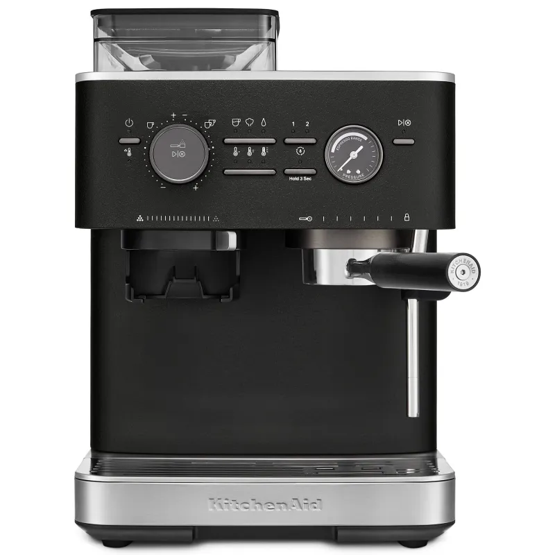 Kitchenaid Espressomaskine med kaffekværn, cast iron black