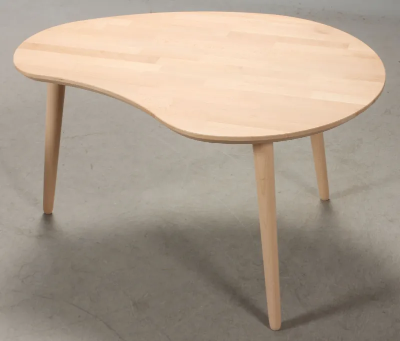 CT 10 - Sofabord i massiv bøg med paletform og størrelse 107 x 79 cm Højde