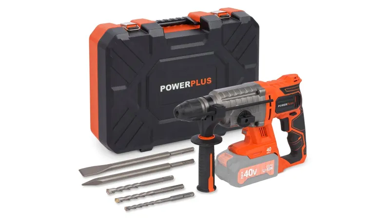 POWDP1570 Borehammer 40 Volt med 5 dele - SOLO