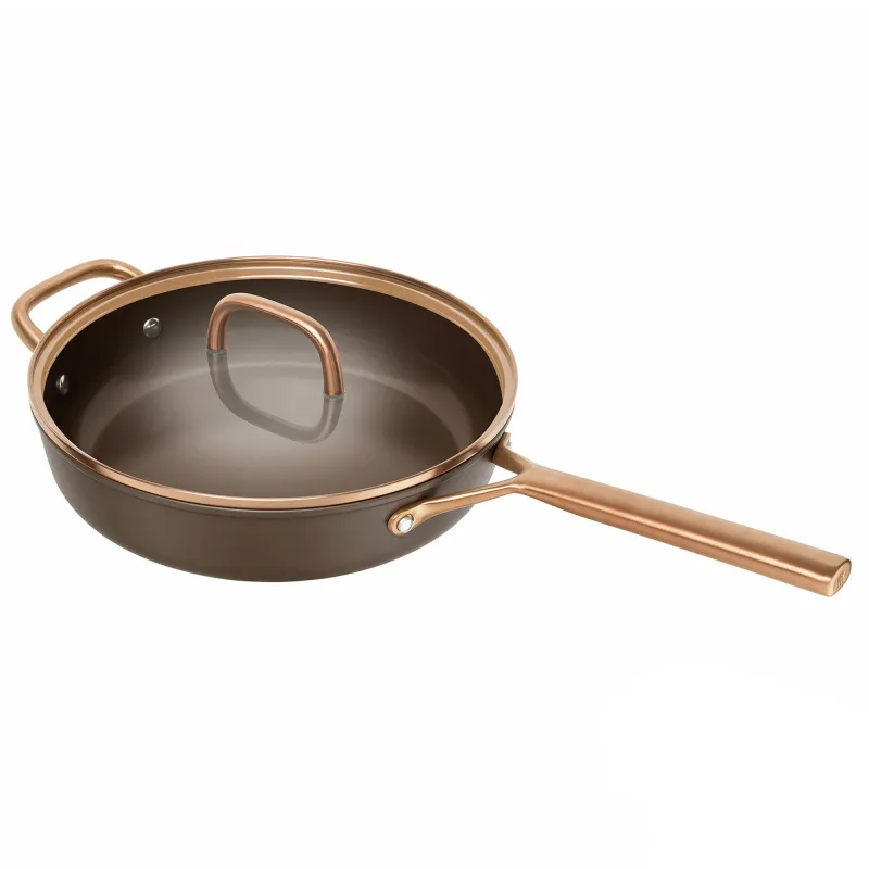 Zwilling Milano traktørpande med glaslåg 28 cm, brun