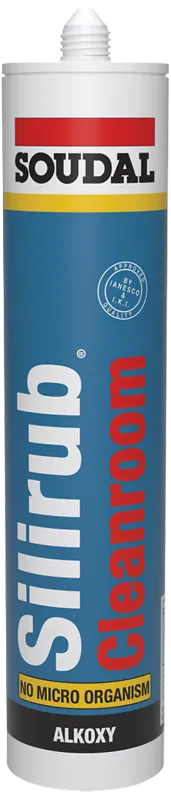 Silirub Cleanroom silikonefugemasse 310ml hvid