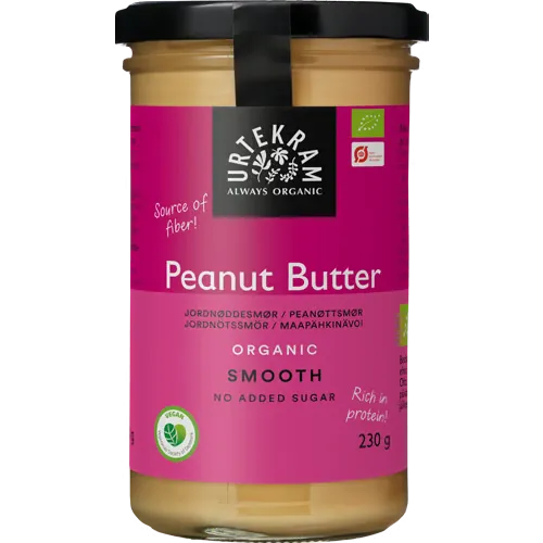 Urtekram Peanutbutter Smooth Ø (230 g)
