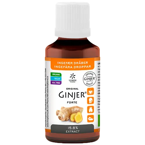 Lime Pharma GINJER Ingefær Dråber Forte Ø (50 ml)