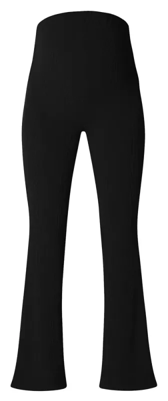 Heja Bukser Med Svaj I Rib Otb - Black - XS