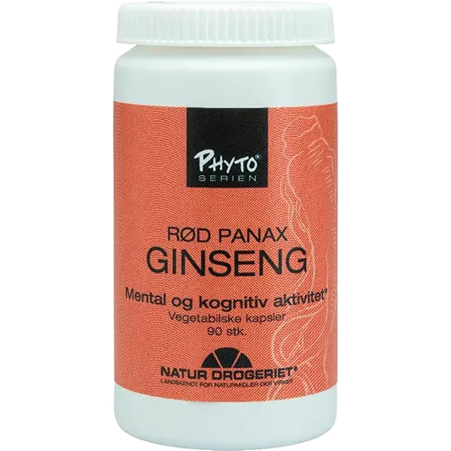 Natur Drogeriet Ginseng Rød Panax 400 mg (90 kapsler)