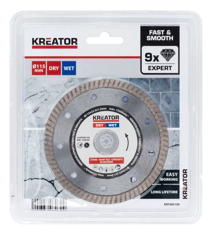 Diamant skæreskive 115 mm EXPERT TURBO