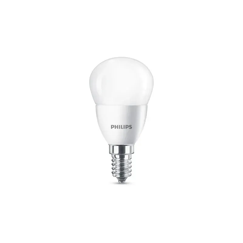 Philips LED 40W  krone  varm hvid  E14  mat  ikke dæmpbar  1 stk - 8718696475003