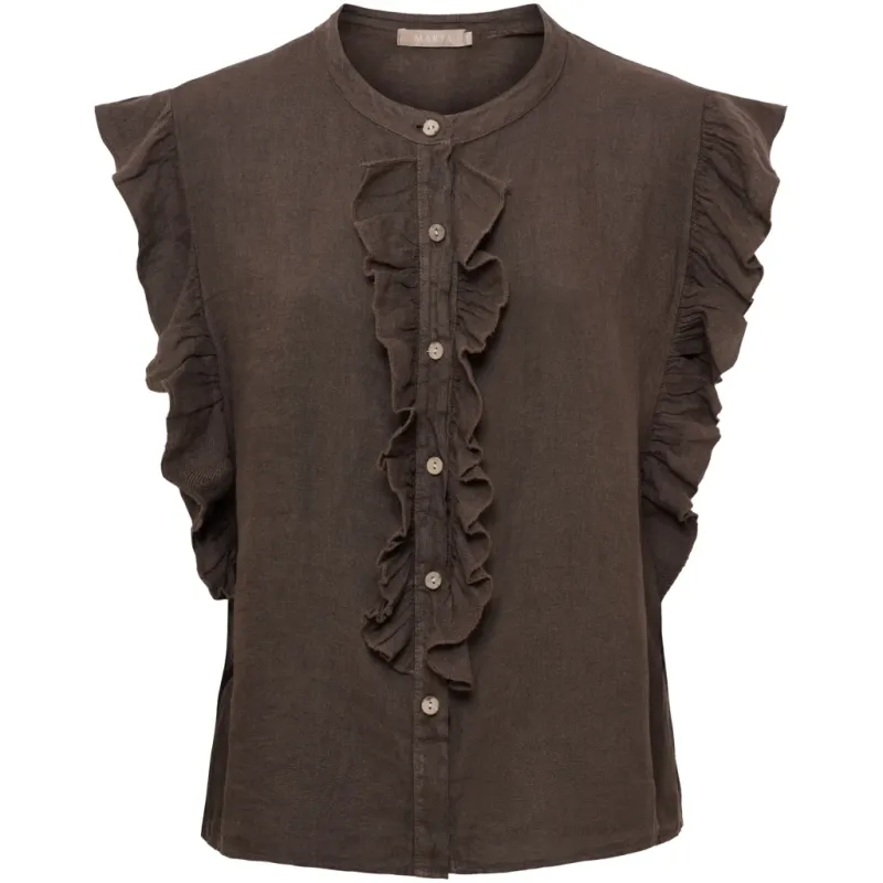 Marta du Chateau dame top MdcKarima 268433 - Mocha93913