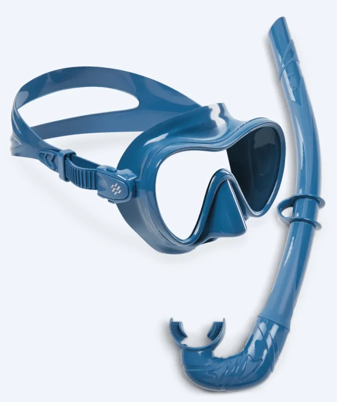Watery Combo snorkelsæt til voksne - Cliff - Blå - Snorkelsæt til voksne (+16 år)