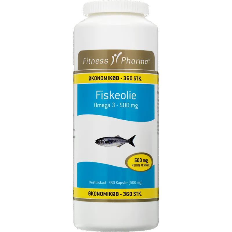 Fitness Pharma fiskeolie 500 mg (360 stk)