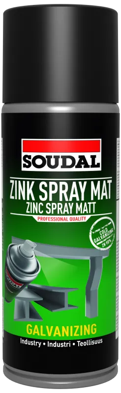 Soudal Zink Spray Mat koldgalvanisering 400ml