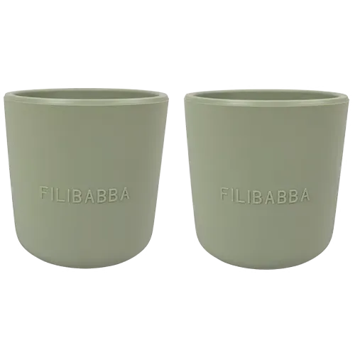 Filibabba Silikone Kop Green (2 stk)