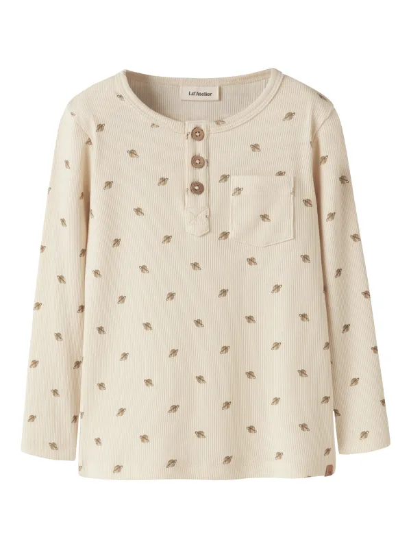 Lil Atelier Lavo - Eno Top - Turtledove/Planets - 92 cm