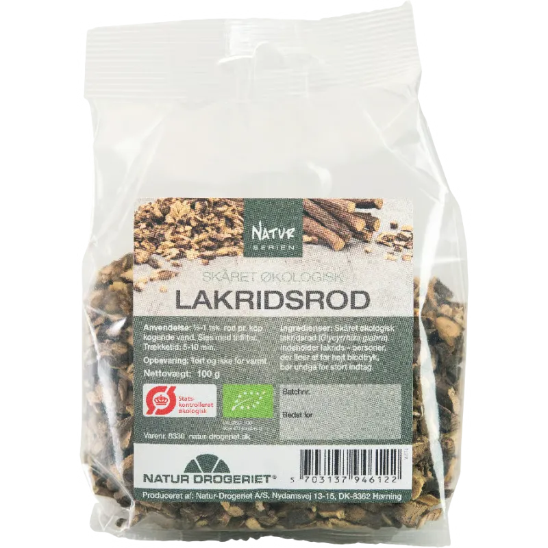 Natur Drogeriet Lakridsrod skåret Ø (100 gr)