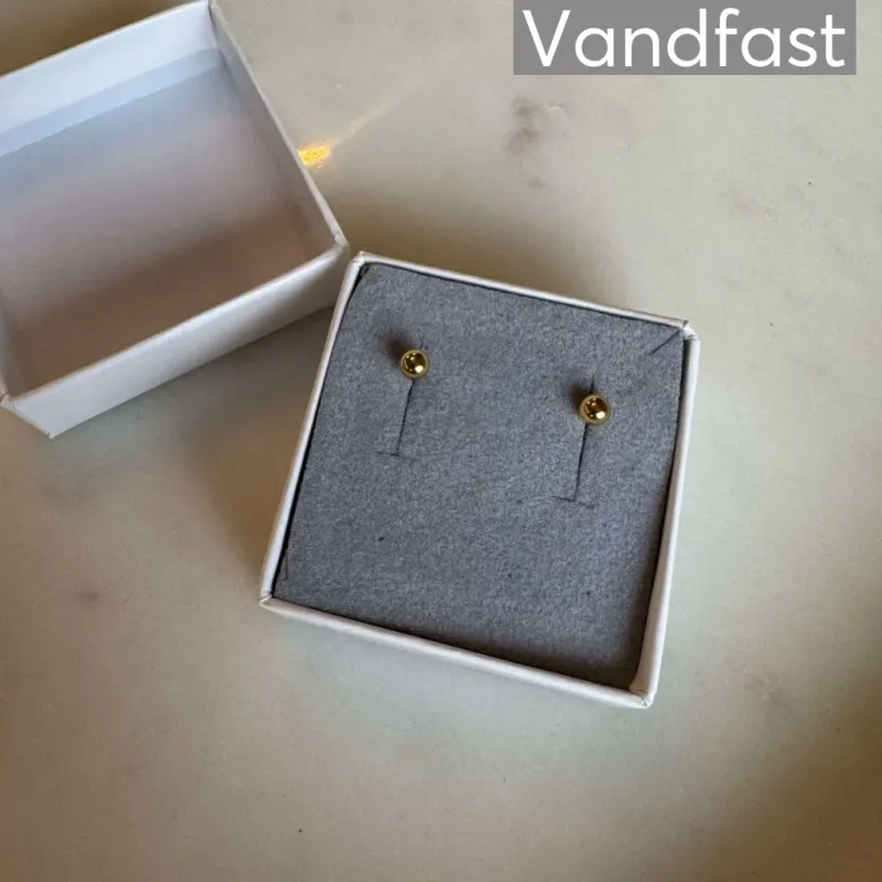 ANNEBRAUNER Ball Studs Øreringe 18K Guldbelagt