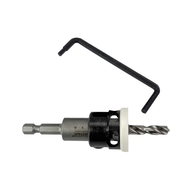 SPREHN forsænker 15mm 90° m/dybdestop + 6,0mm bor