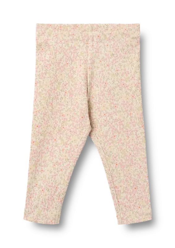 Jules Jersey Leggings - Coral flowers - 74