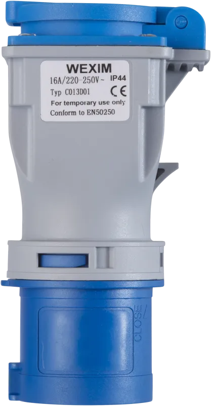 Adaptor CEE230V/16A til DK230V