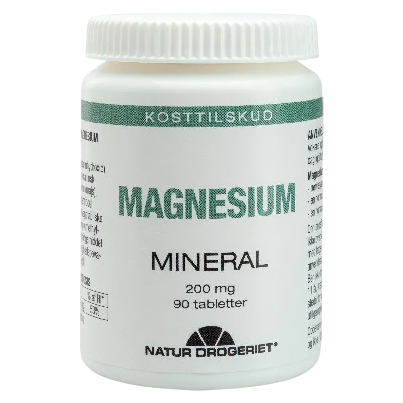 Natur Drogeriet Magnesium 200 mg (90 tabl)