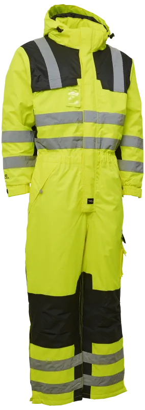 Hi-vis termokedeldragt 088000R gul/sort Str. XS