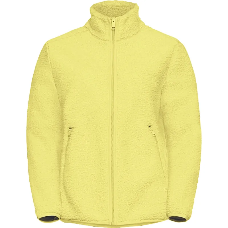 Jack Wolfskin High Curl, fleecejakke, dame, gul