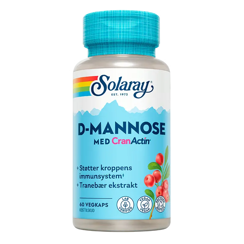 Solaray D-Mannose M. CranActin (60 kaps)