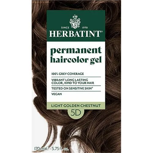Herbatint 5D hårfarve Light Golden Chestnut - 170 ml.