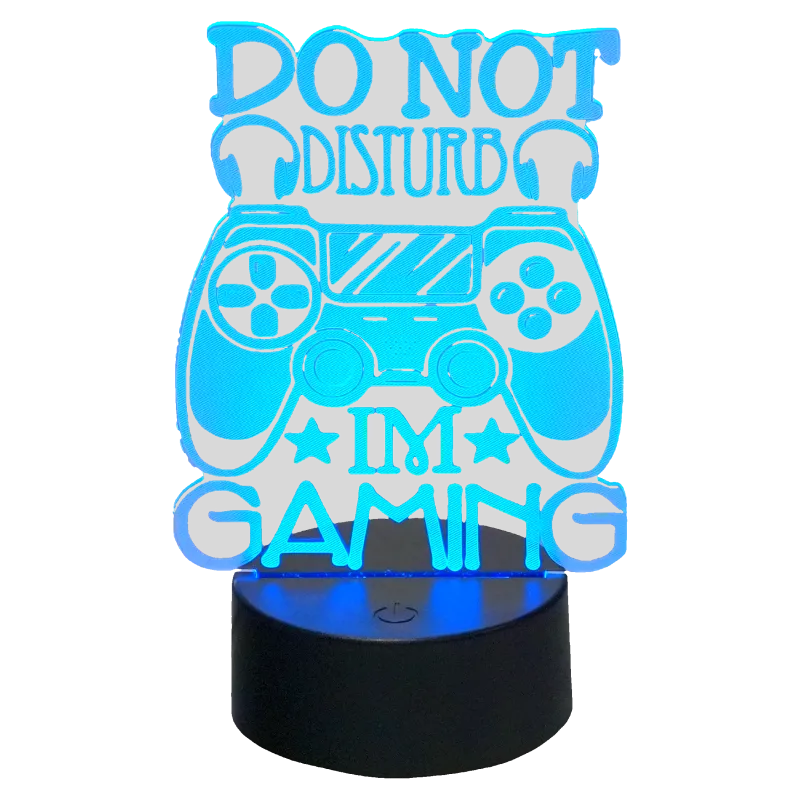 MECHARITE 3D LED Lampe - Don't Disturb - GEEKD.dk