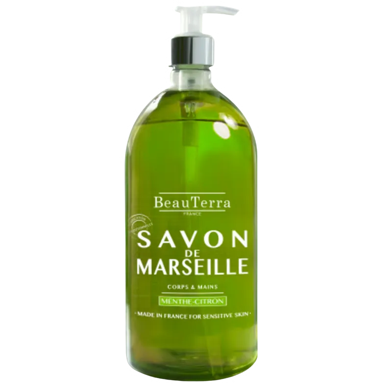 Beau Terra Marselle Liquid Soap Mint Lemon 300 ml