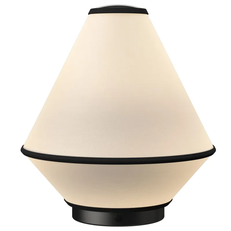 Edgeform Tafta Portabel Bordlampe, sort/off-white