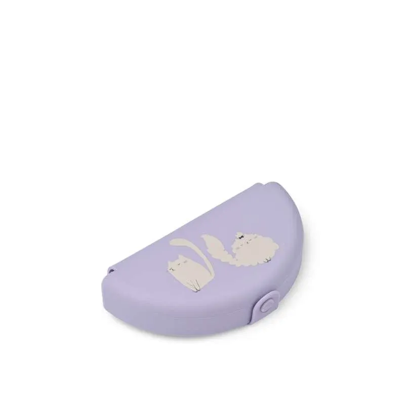 Liewood Eugene Snackboks - Foldbar - Cat/Warm Lilac