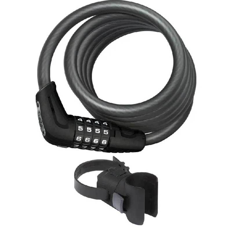 Abus Spirallås 5510 Numero Combo m/holder, 180cm