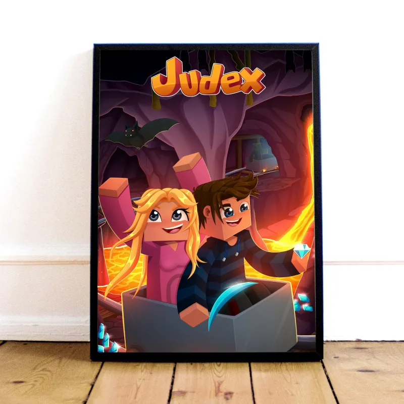 Jud&Nat Mine Plakat - GEEKD.dk