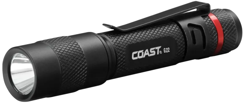 Coast G22 minilygte m/clips 100lm 1×AAA