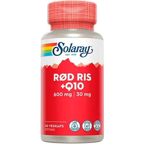 Solaray Rød Ris +Q10 (60 stk.)