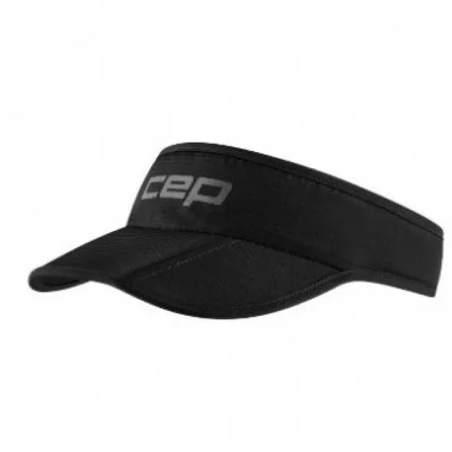 CEP Core Run Foldable Visor, solskærm, sort