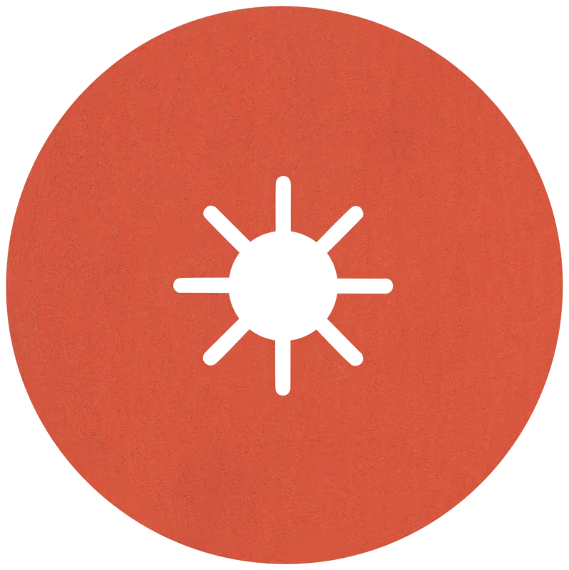 Fiberrondel 4582 Siaramic ø180 X-Lock K80+
