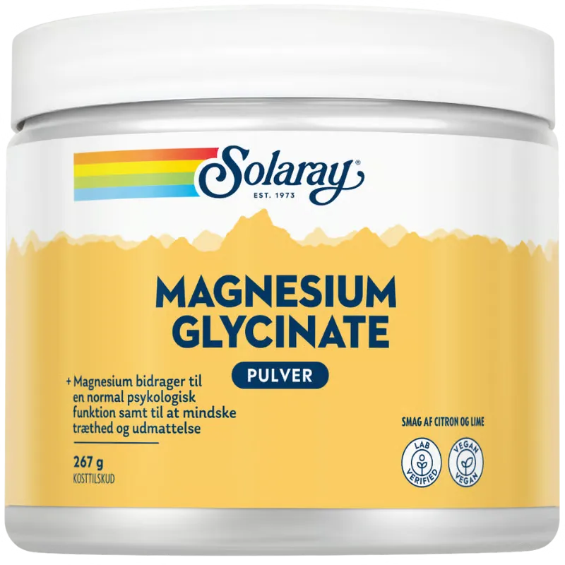 Solaray Magnesium Glycinate Lemon & Lime (267 g)