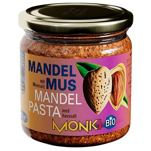 Mandelsmør brun Ø Monki - 330 gram