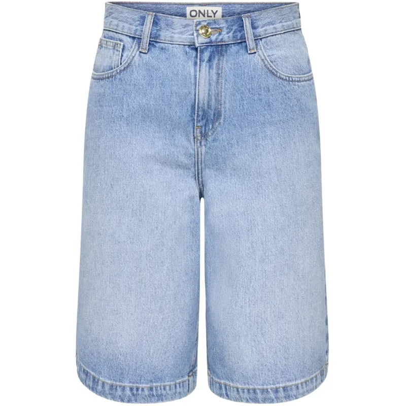 ONLY dame shorts ONLZAGU-DORSI - Medium blue denim