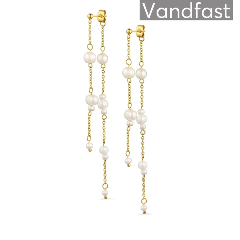 ANNEBRAUNER Pearl Petite Øreringe 18K Guldbelagt