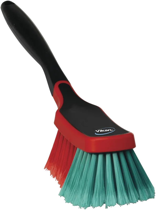 Multibørste/fælgbørste, 290 mm, blød/spaltet, sort